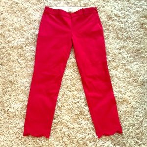 J. Crew Winnie Scalloped hem Pant